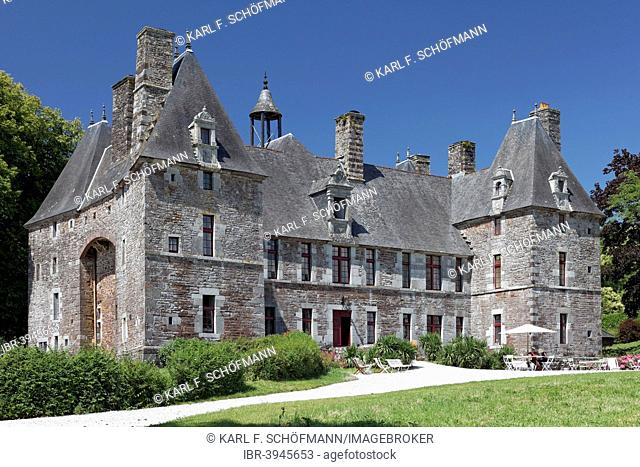 Castle Cerisy-la-Salle, 17th century, today the Centre culturel international de Cerisy-la-Salle, Cerisy-la-Salle, Department Manche, Lower Normandy, France