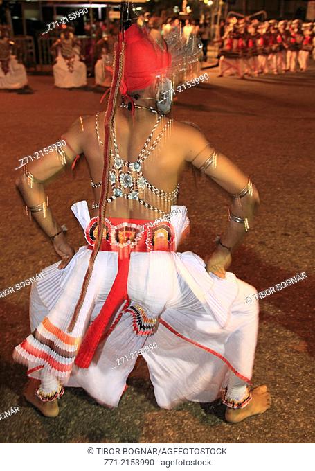 Sri Lanka; Colombo, Navam Perahera, festival, kandyan dancer,