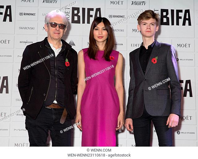 Gemma Chan and Thomas Brodie-Sangster announce 2015 Moet British Independent Film Awards (BIFA) Nominations at The Edition Hotel Featuring: Elliot Grove