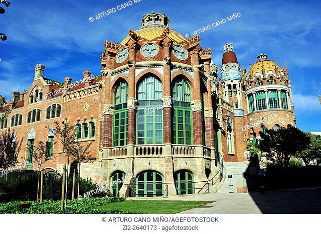 The former Hospital de la Santa Creu i Sant Pau (1901-1930, Modernist). Barcelona, Spain