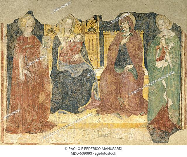 Madonna on the throne with Child and Saint Catherine of Alexandria, Saint Anne and Saint Apollonia (Madonna in trono col Bambino e le Sante Anna