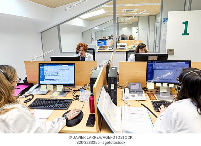 ICC, Integrated Call Center, CIAT, Centro Integrado de Atención Telefónica, Hospital Donostia, San Sebastian, Gipuzkoa, Basque Country, Spain