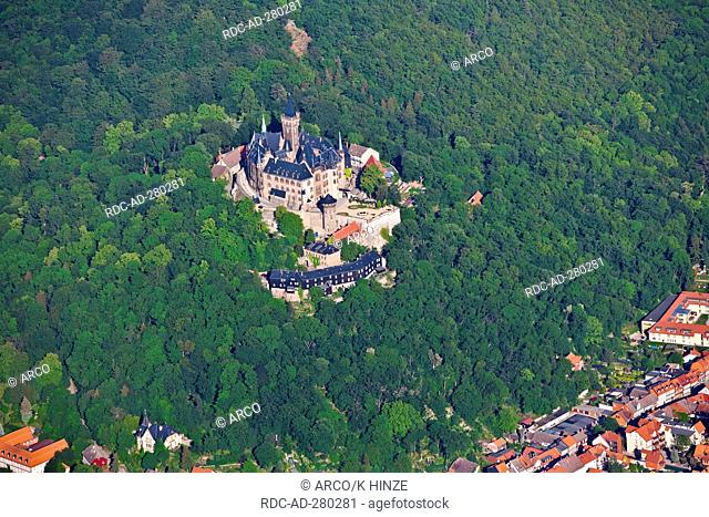 Castle Wernigerode, Harz, Saxony-Anhalt, Germany