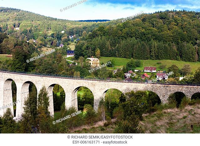 railway viaduct Novina, Krystofovo Valley, Czech Republic