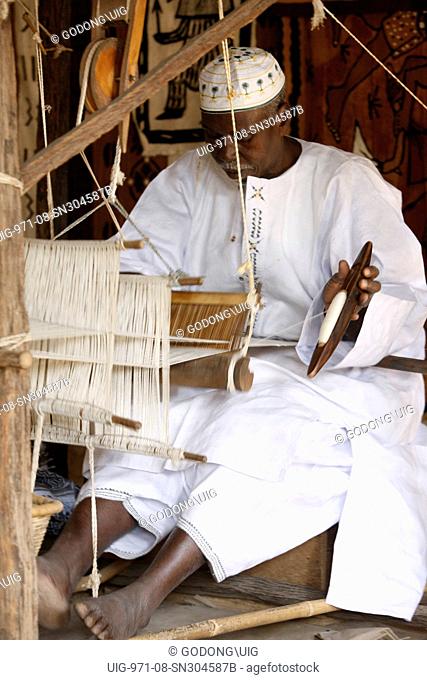 Cotton weaver, Senegal