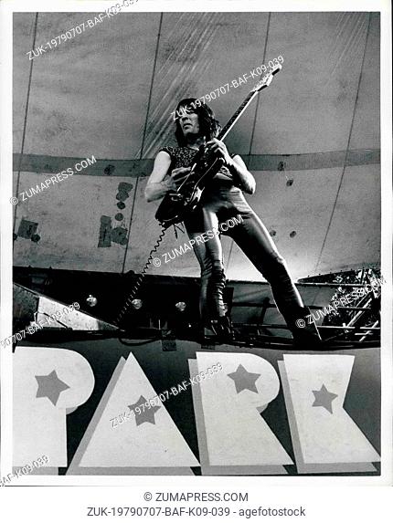 Jul. 07, 1979 - DR. PEPPER CENTRAL PARK MUSIC FESTIVAL, WOLLMAN SKATING RINK THEATER, CENTRAL BARK, NEW YORK. TODD RUNDGREN AND UTOPIA PERFORMED TODAY AT THE DR