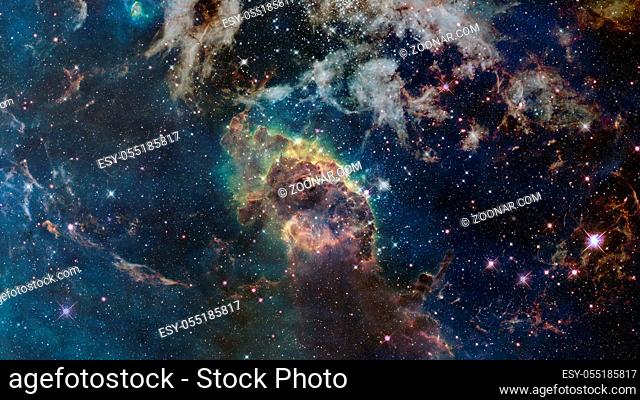 Carina Nebula in outer space. Elements of this image furnished by NASA