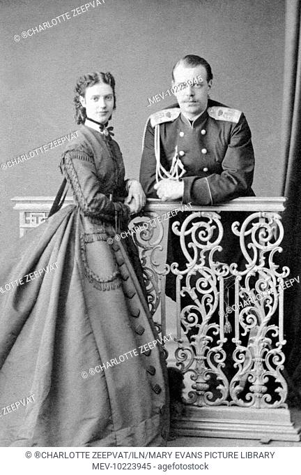 Princess Dagmar of Denmark, later Empress Maria Feodorovna of Russia (1847-1928), sister of Queen Alexandra and mother of Tsar Nicholas II
