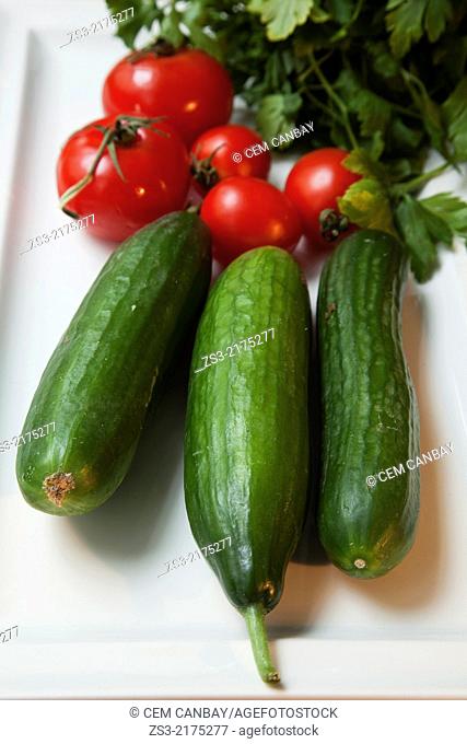 Still-life photo of vegetables, Istanbul, Marmara Province, Turkey, Europe