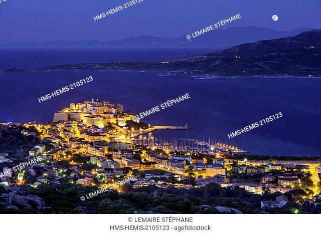 France, Haute Corse, Cavi, port and citadel