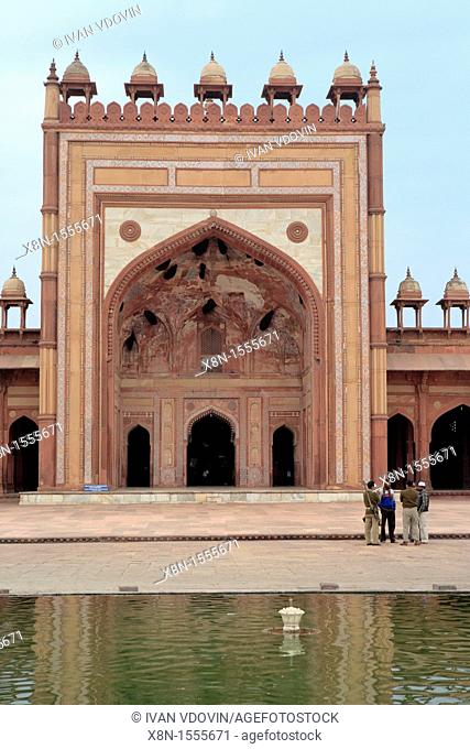 Jami Masjid mosque 1571, Fatehpur Sikri, India