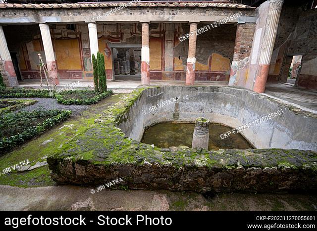 The well-preserved ruins of Pompeii near Naples in Italy, November 20, 2023. The city of Pompeii is famous because it was destroyed in 79 CE when a nearby...