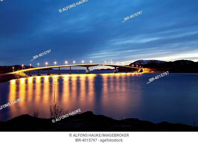 Bridge in Somaroy, Tromso, Troms, Norway