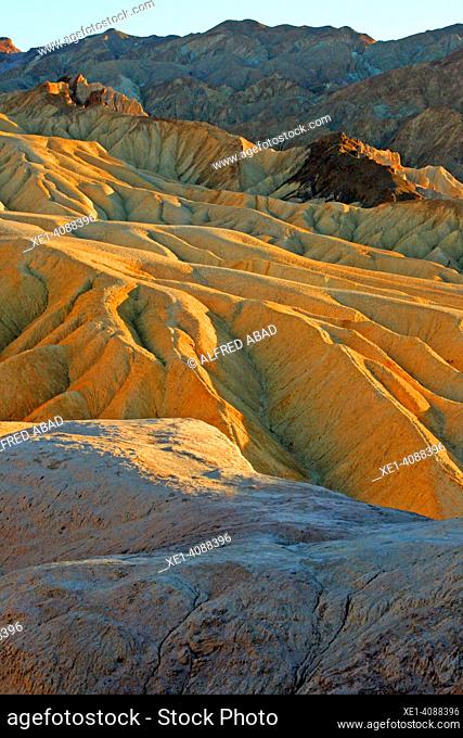old borax mines, Death Valley National Park, Great Basin, National Monument, California, USA