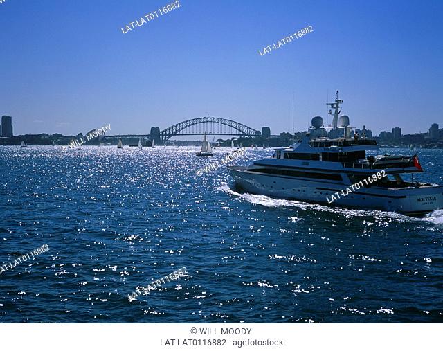 Sydney Harbour is part of Port Jackson and is well known for its iconic landmarks such as the Sydney Harbour Bridge