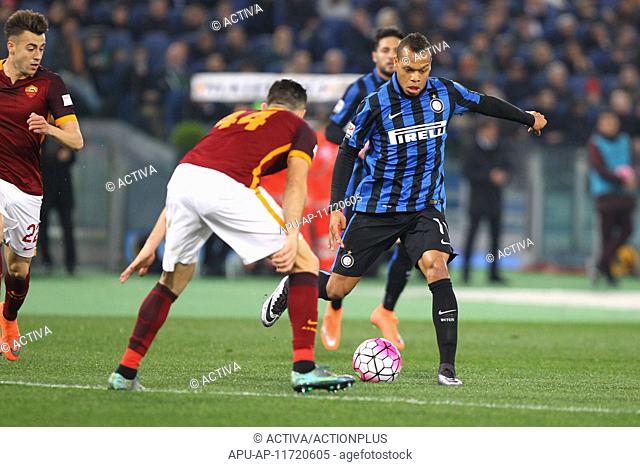 2016 Serie A Football League Roma v Inter Milan Mar 19th. 19.03.2016. Stadium Olimpico, Rome, Italy. Serie A football league