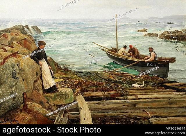 Hemy Charles Napier - a Seamaiden - British School - 19th Century