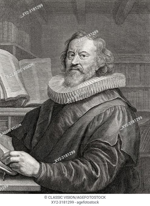 Gerrit Janszoon Vos, 1577-1649, aka Gerardus Vossius. Dutch classical scholar and theologian