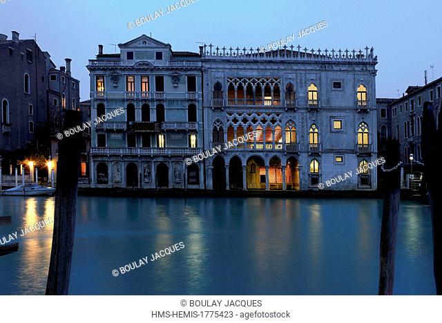 Italy, Venetia, Venice, listed as World Heritage by UNESCO, district of Cannaregio, Grand Canal, ca ' oro