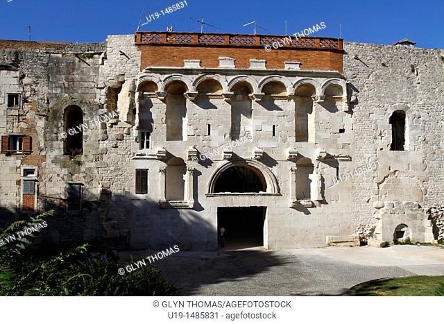 North gate - Porta aurea - Diocletian's Palace, Split, Croatia
