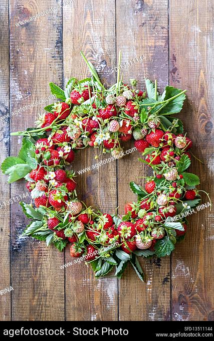 Strawberry wreath
