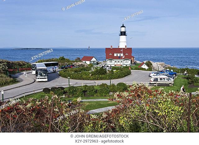 Portland Head Light Station, Cape Elizabeth, Maine, USA