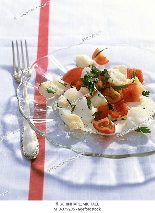 Insalata di baccala Baccala salad, Italy