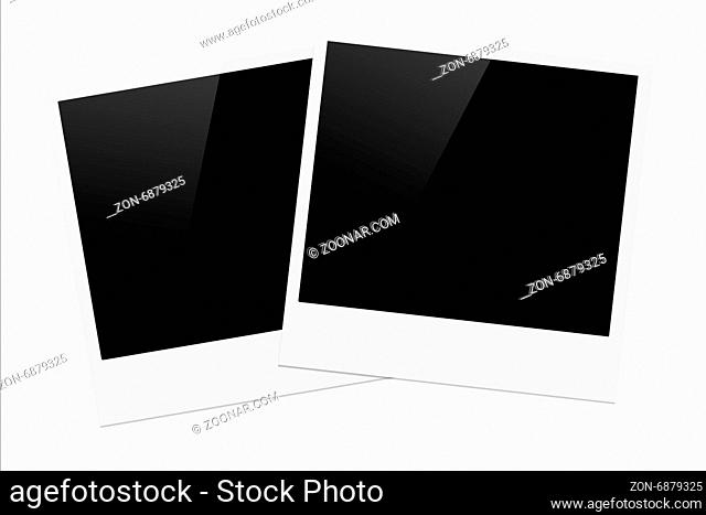 High resolution image of blank photo for designs and frames