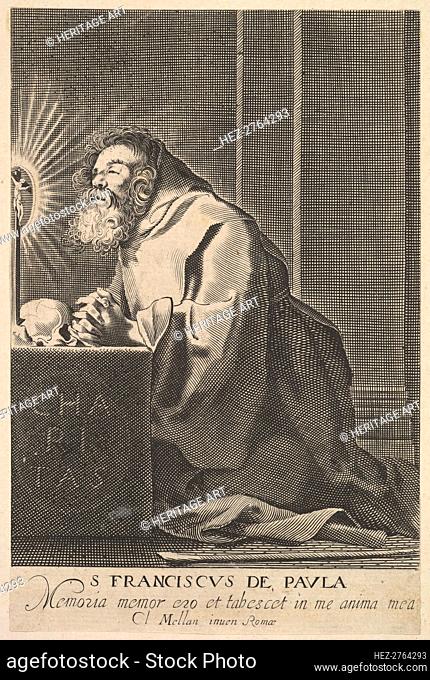 St. Francis de Paul, after 1627. Creator: Unknown