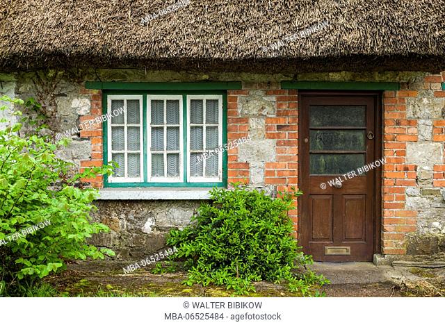 Ireland, County Limerick, Adare, Ireland's Prettiest Village, cottage details