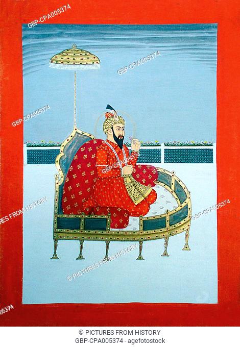 India: Zahir ud-din Muhammad Babur (1483-1531) the first Mogul Emperor