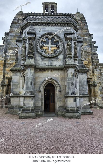 Rosslyn chapel, Midlothian, Scotland, UK