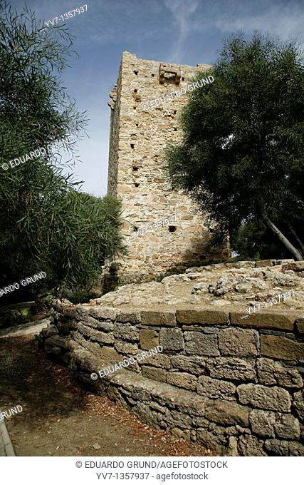 Watchtower final s  XVI, Carteia Archaeological, San Roque, Cádiz, Andalucia, España