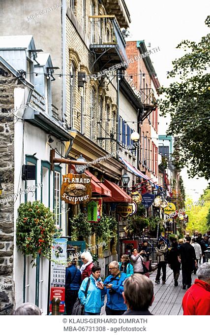 Old Town with the Rue du Petit-Champlain in Québec City