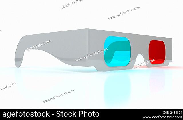 Stereoscopic 3D glasses for watching 3DTV with reflection