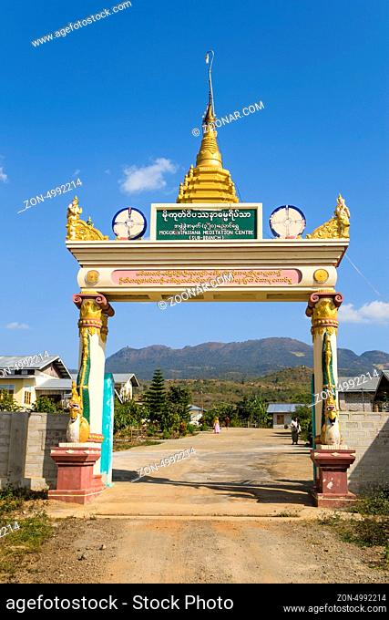 Mogok Vipassana Meditation Centre near Nyaung Shwe, Myanmar
