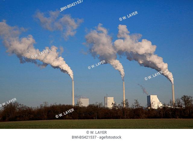 coal-fired power station Mannheim, Germany, Baden-Wuerttemberg