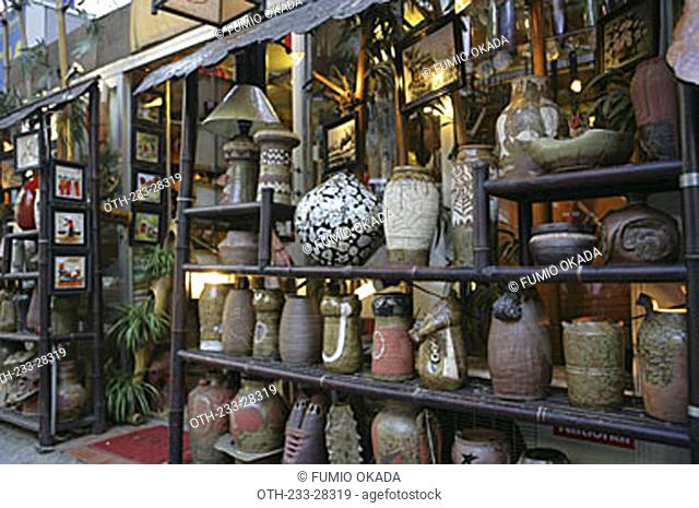 An antique shop on Le Cong Kieu St, Ho Chi Minh City, Vietnam