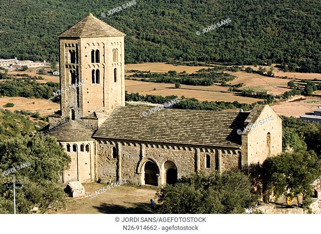Colegiata de Sant Pere de Ponts  Estilo románico-lombardo  Siglo XII  España, Catalunya, provincia de Lleida, Noguera, Ponts