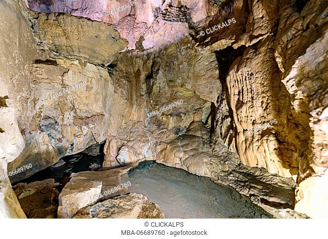 Italy, Trentino South Tyrol, Non Valley, Fondo, Cronaccia cave