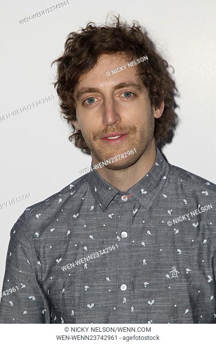 The Adderall Diaries Premiere held at the ArcLight Hollywood Theatre - Arrivals Featuring: Thomas Middleditch Where: Los Angeles, California