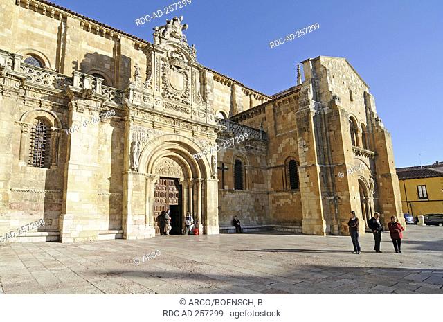 Basilica of San Isidoro Leon Castile-Leon Spain Colegiata Real de San Isidoro