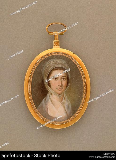 Author: James Peale. Mary (Polly) Lawton Bringhurst - 1790 - James Peale American, 1749'1831. Watercolor on ivory. Philadelphia