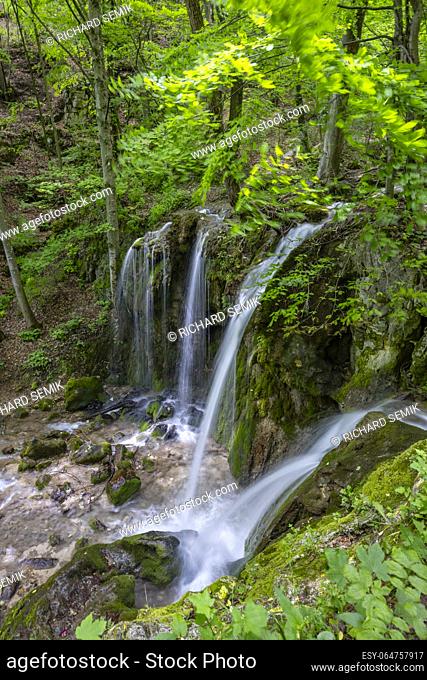 Hajsky waterfall, National Park Slovak Paradise, Slovakia
