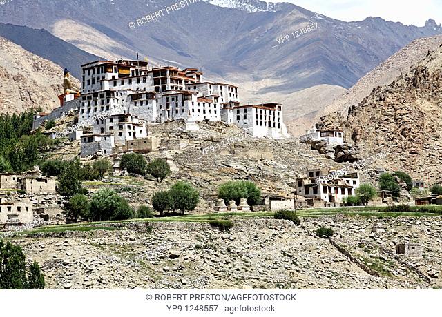 Likir Gompa, buddhist monastery, in Ladakh, India