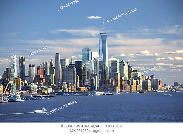 USA, New York City, Manhattan, Downtown Manhattan, World Trade Center Bldg