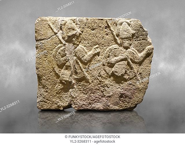 Hittite relief sculpted orthostat stone panel of Long Wall Limestone, KarkamÄ±s, (KargamÄ±s), Carchemish (Karkemish), 900-700 B. C