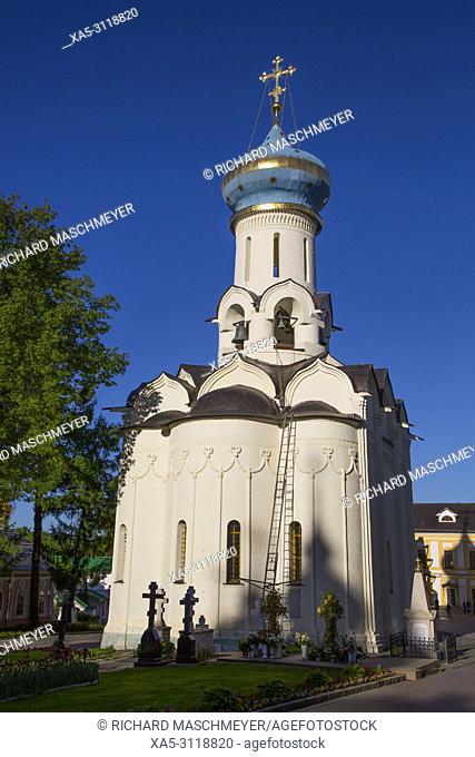 Holy Spirit Church, The Holy Trinity Saint Serguis Lavra, UNESCO World Heritage Site, Sergiev Posad, Golden Ring, Russia