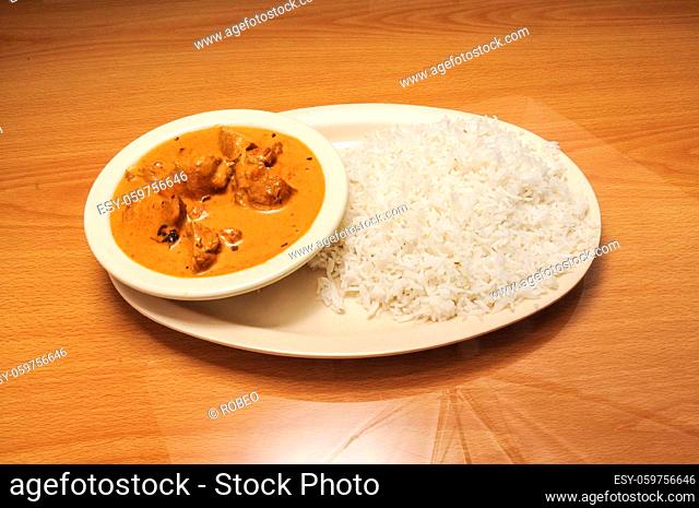 Delicious Indian dish known as chicken tikka masala