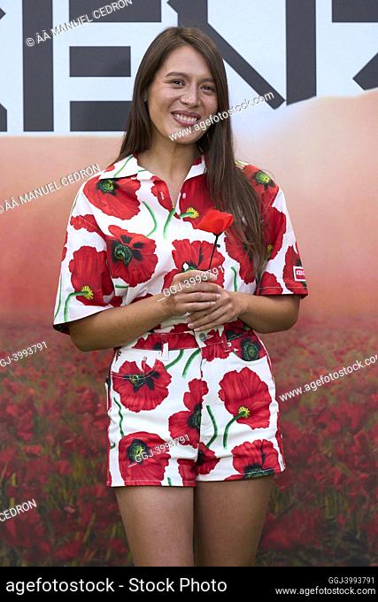 Masami Charlotte Lavault attends Kenzo summer party at The Garment Museum on June 20, 2022 in Madrid, Spain